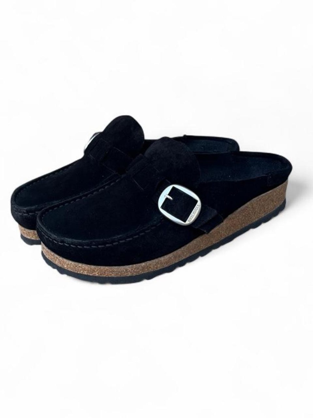 Birkenstock Buckley Suede Clogs Black EU 36 US Women’s 5 Narrow